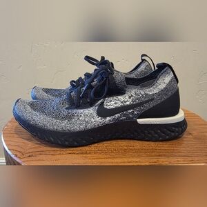 Nike Black and White Knit Sneakers